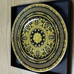 Rosenthal Versace Floralia Gold 7" Wall Plate